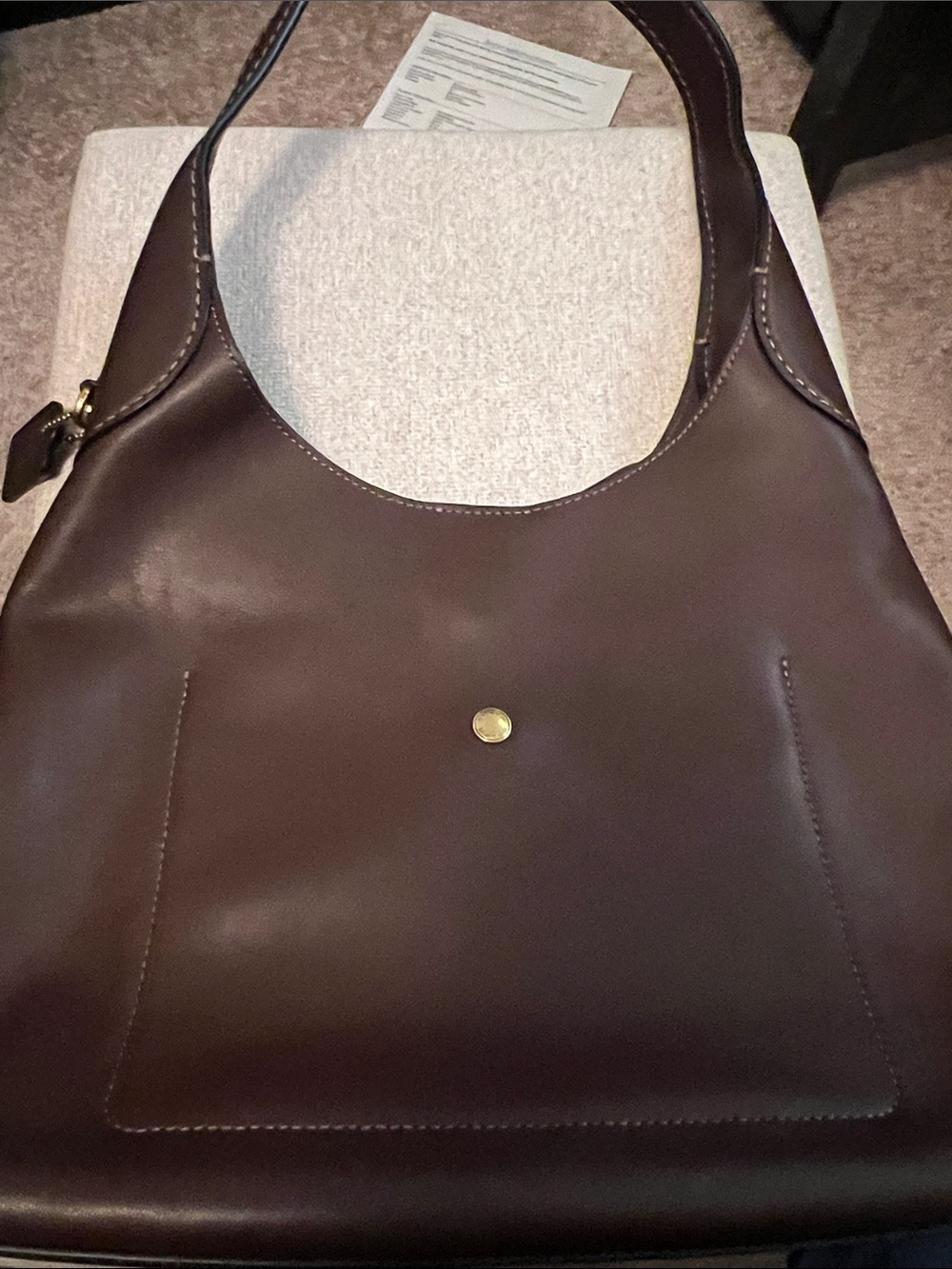 Coach Brooklyn Shoulder Bag 28 in maple - Picture 2 of 11